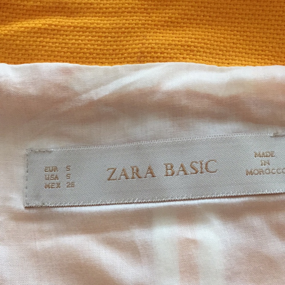 Zara Yellow Orange Button Jacket - image 6